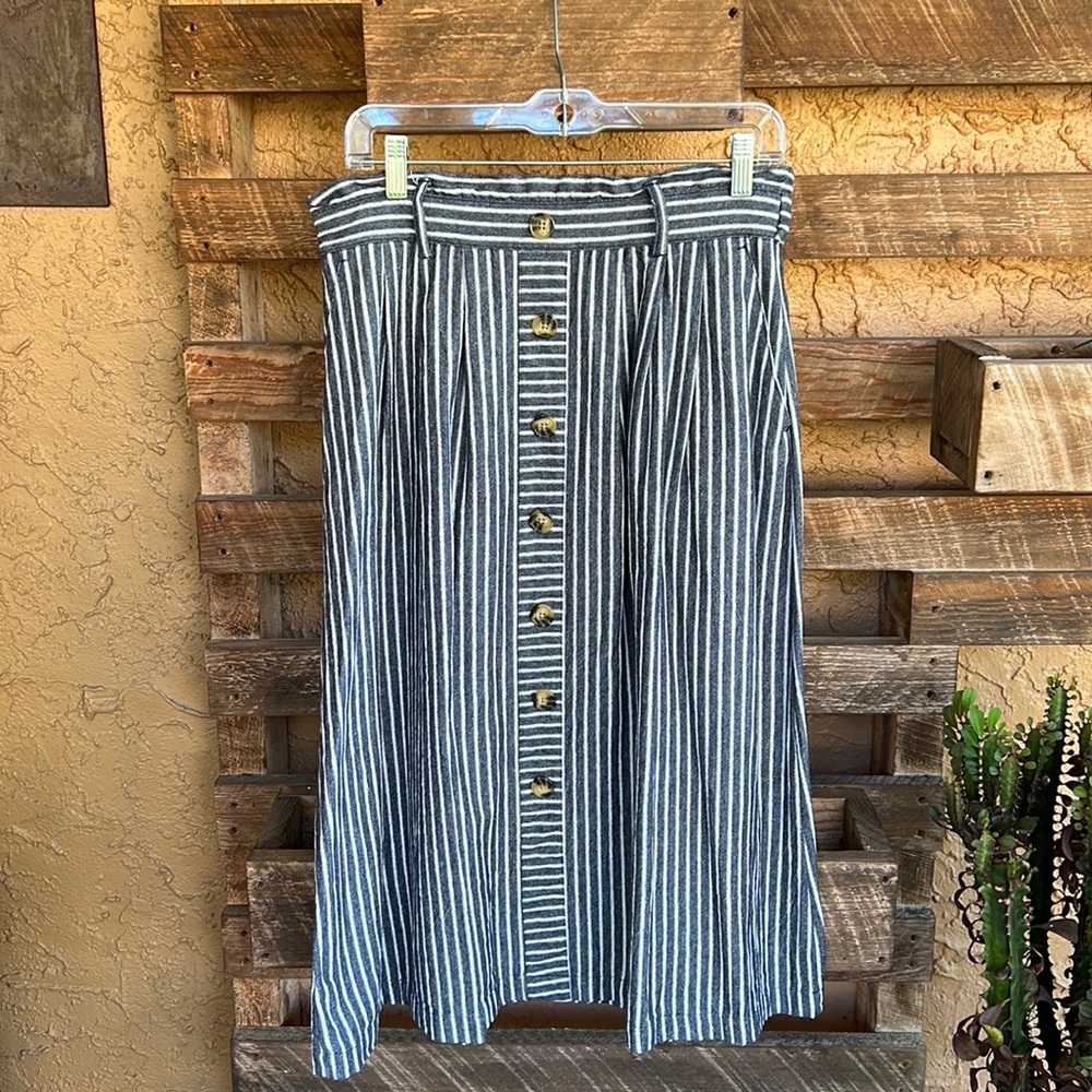 A New Day Skirt | Size : Medium | Color: Blue and White
